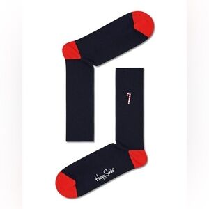 NWOT Happy Socks Candy Cane Socks